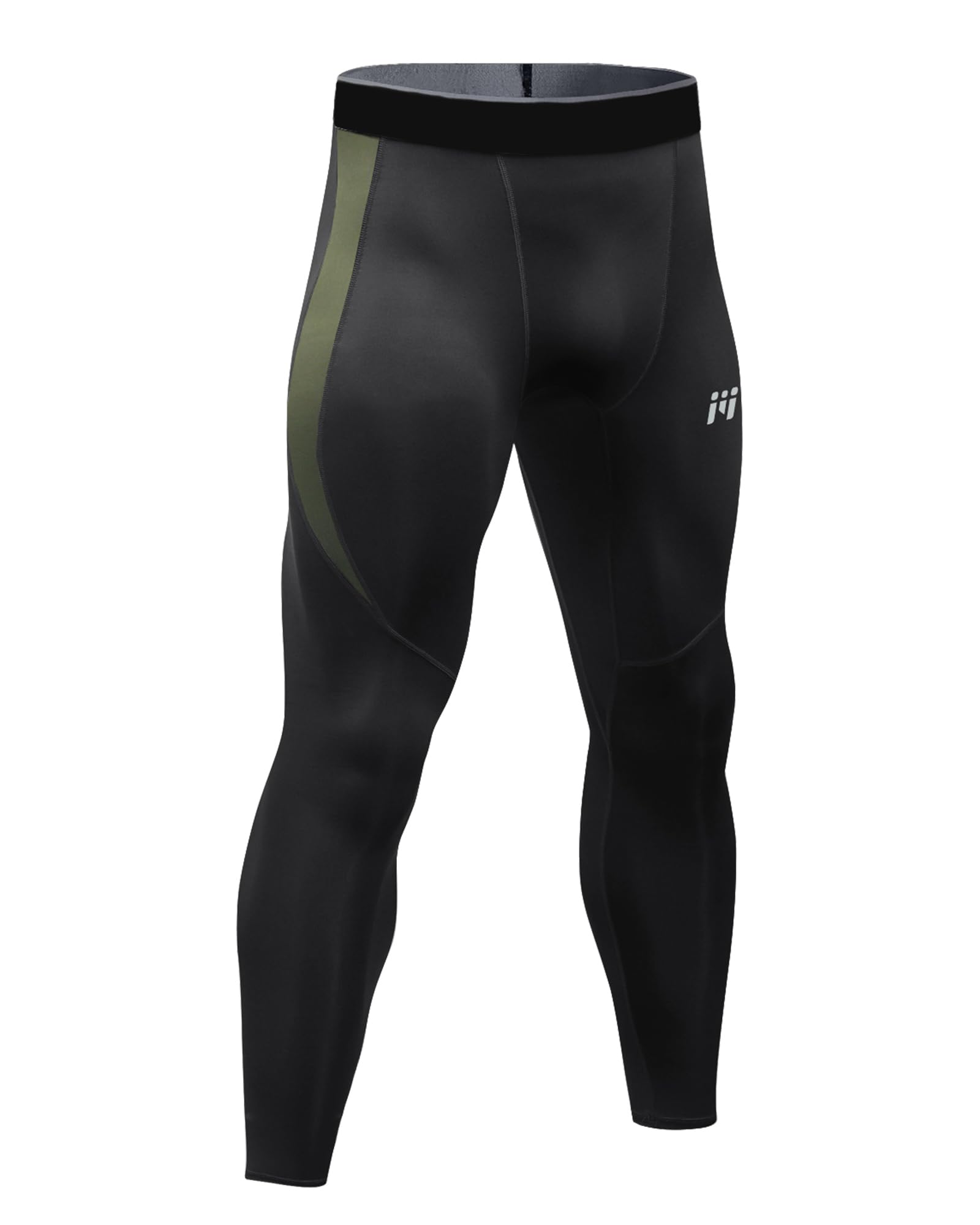 MeetHoo Kompressionshose Herren Lange Tight Leggings Laufhosen Atmungsaktiv Fitness Hose für Training, Radfahren und Bas