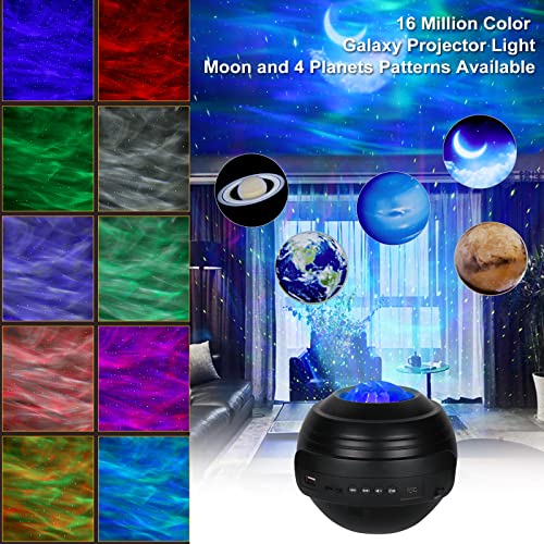 Galaxy Projector Star Projector, Night Light Projector Work With Alexa/Echo/Google, With Timer/Remote/Bluetooth Speaker For Kids Adults Gaming Room, Home Theater, Bedroom, Room Decor #TOP4