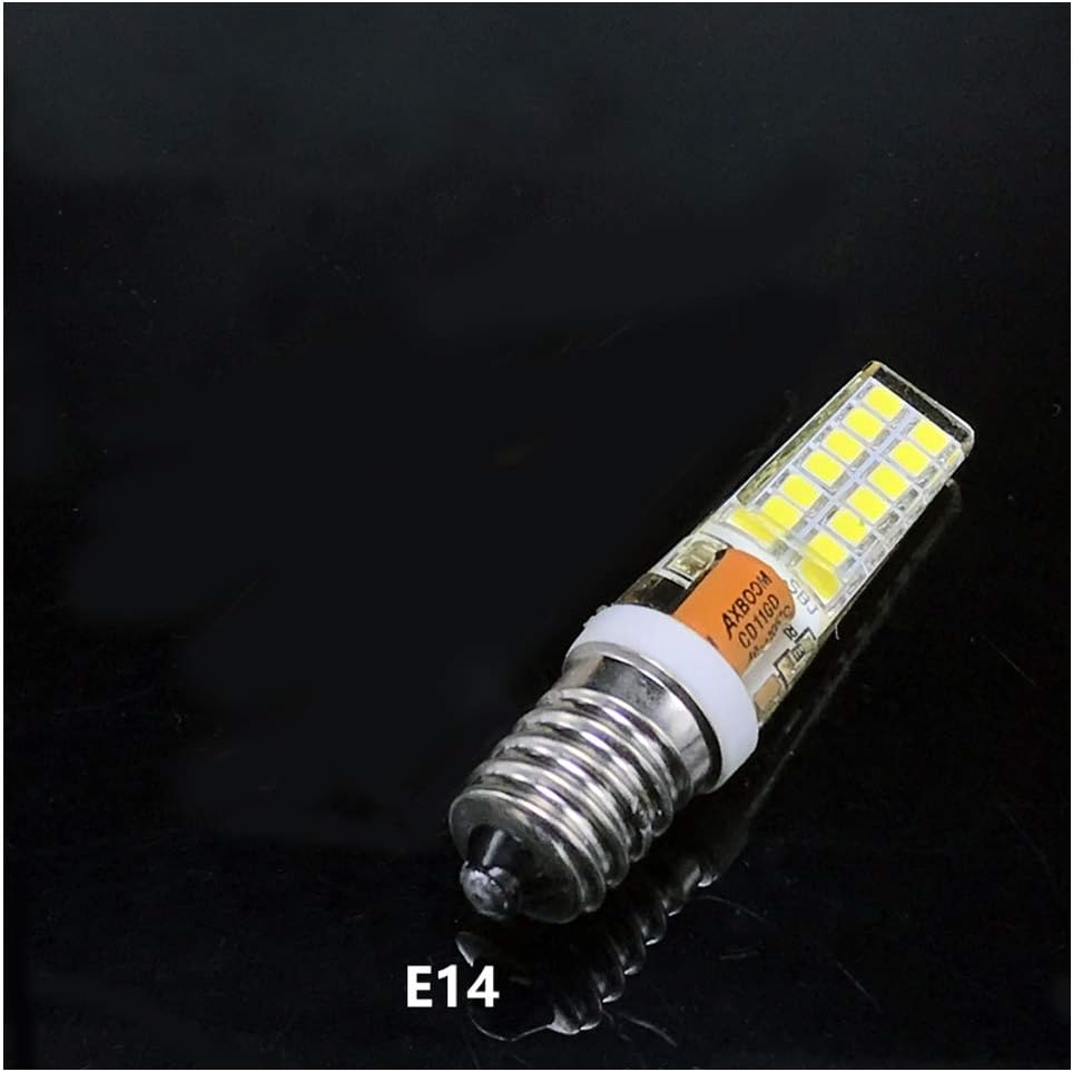 One-Day Sale: Up to 70% Off 5W E14 Mini LED Light Bulbs 6 Pack 28 LEDs 2835 SMD 350 Lumen 40W Incandescent Bulb Equivalent Daylight White 6000K for Refrigerator Kitchen Europe Lamp, Not Dimmable, AC 85-265V Super Deal Product 5W E14 Mini LED Light Bulbs 6 Pack 28 LEDs 2835 SMD 350 Lumen 40W Incandescent Bulb Equivalent Daylight White 6000K for Refrigerator Kitchen Europe Lamp, Not Dimmable, AC 85-265V
