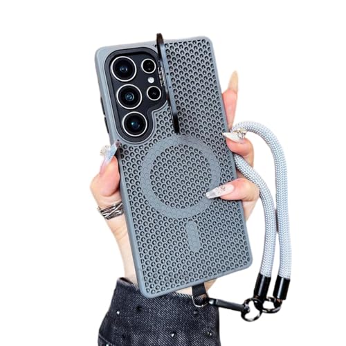 �X�}�z�P�[�X ��p for �M�����N�V�[S24 plus MagSafe�Ή� ���M �n���h�X�g���b�v PC �}�O�l�b�g���� ���^ �ϏՌ� galaxy S24 plus �p �J�o�[ �}�O�Z�[�t�Ή� �J���������Y�ی� �O���[