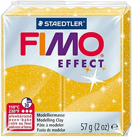 FIMO Soft and Effect Polymer Oven Modelling Clay - 57g - Set of 6 Colours - Christmas Tones
