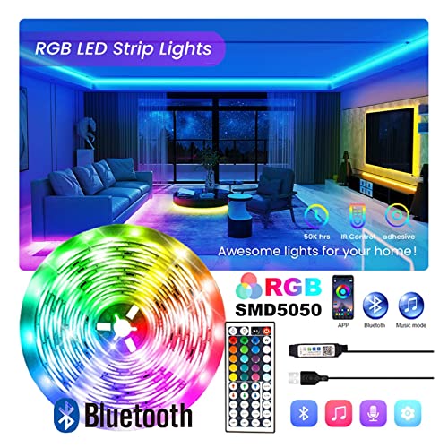 Bandes LED Bluetooth SMD5050 éclairage néon pour décoration pièce - 2