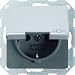 Produktbild Gira Steckdose SCHUKO 0454203 KD E22 Aluminium