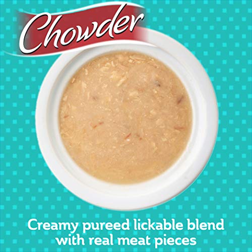 Hartz Delectables Chowder Lickable Wet Cat Treats for Senior Cats, Tuna & Whitefish, 12 Count - Image 4