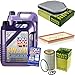 Produktbild Filter Set Inspektionspaket 10 Liter Liqui Moly Motoröl Leichtlauf High Tech 5W-40 MANN-FILTER Innenraumfilter Luftfilter Ölfilter