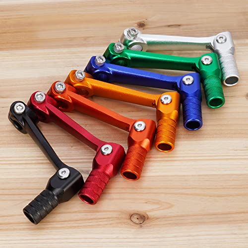 WEIYINGSI Folding CNC Aluminum Motorcycle Gear Shift Shifter Lever Pedal for Kayo T2 T4 T4L ATV TTR 125 Zonshen 250cc Taotao Dirt Bike Pit Bikes - Black