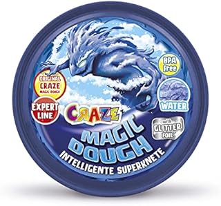 SZALEŃSTWO MAGIC DOUGH ELEMENT | Inteligentny zestaw glinek z efektami specjalnymi, glinka dziecięca puszka 70 g, glina bezglutenowa