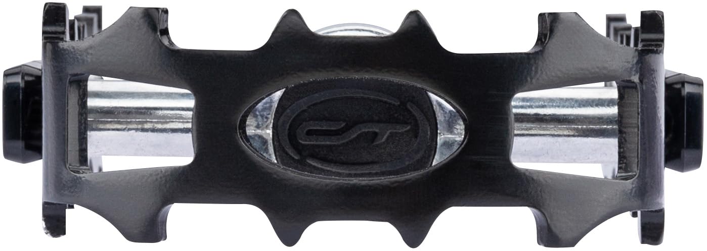 Pédales De VTT CONTEC En Aluminium - Avec Réflecteurs - Axe Acier CrMo - Roulements à Billes - Poids 240g - Compatible Vélo électrique