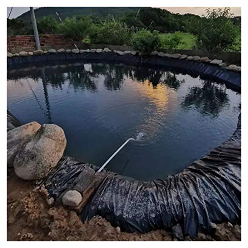CHENLYD Eau de Jardin Koi Pond Liner HDPE Grande Bâche D'étang Bâche pour Bassin de Jardin PVC pour Bassins à Poissons, Fontaines et Jardins Aquatiques, Multi Taille(Color:20S,Size:2x2M(6.6x6.6ft)) Cover
