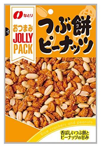 なとり ジョリーパックつぶ餅ピーナッツ 75g ×10袋