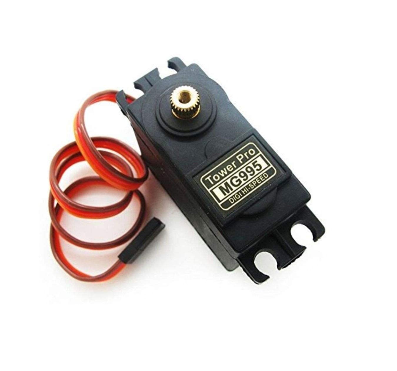 SP Electron MG995 Metal Gear Digital Servo Motor 360º Rotation for RC Helicopter Airplane Boat Robot Controls (Pack of 1)-image-24