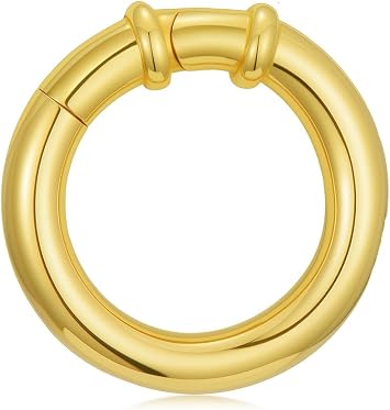 14K Yellow Gold Jewelry Clasp Necklace Extender Clasp Bracelet Extension Connector for DIY Necklace Bracelet Anklet Jewelry Making, 14K Gold Clasp for DIY Jewelry Making Style 1