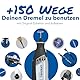 Dremel 3000 Multifunktionswerkzeug 130W, Set mit 1 Aufsatz, 25 Zubehörteilen, Variable Drehzahl 10.000-33.000 U/min zum Schneiden, Schleifen, Gravieren, Polieren, Schärfen, Reinigen, Schnitzen
