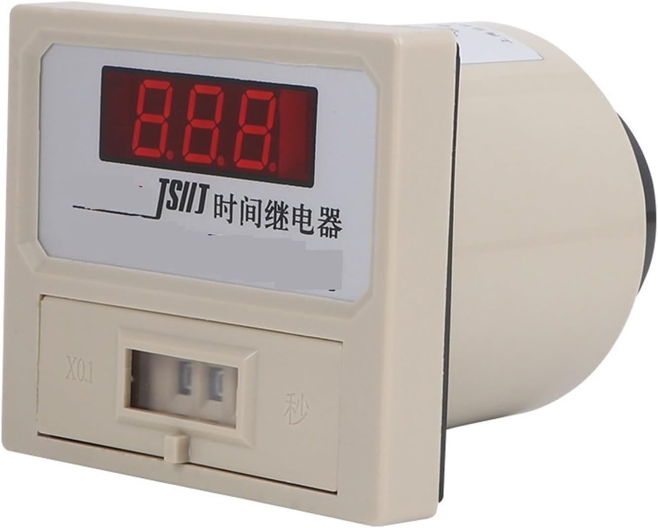 Time Relay JS11J Digital Display time Relay Timer Three-Digit Two-Digit Panel (Size : AC220V 99.9S)