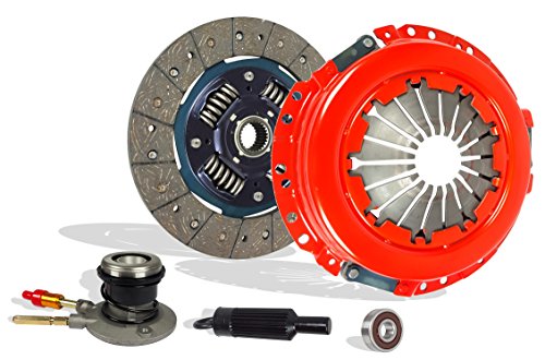 Clutch With Slave Kit Compatible With Canyon Colorado Canyon I-280 I-290 Z71 Z85 SL SLE SLT WT Extended Fleet 2004-2012 2.8L 2770CC 169Cu. In. l4 GAS DOHC Naturally Aspirated (Stage 1; 04-219RS)
