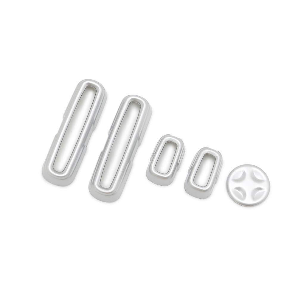 Kadore Interior Car Seat Adjustment Button Cover Trim for Honda CRV CR-V 2017-2018 ABS Matte 5PCS/Set