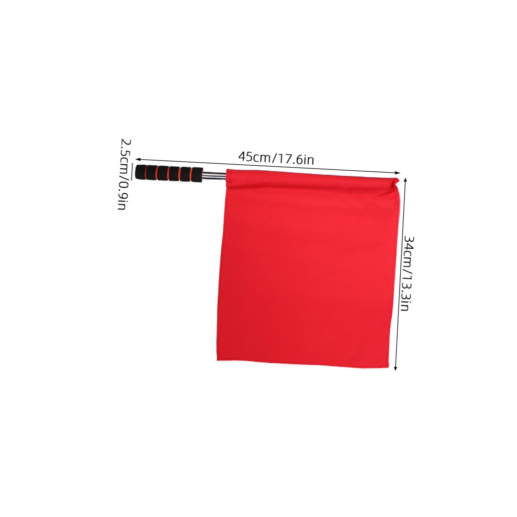 8 Piezas Banderas de Árbitro Deportivas Multicolor para Fútbol y Voleibol Claras Resistente la Intemperie de Banderas de Repuesto para Jueces de Línea y Penalizaciones