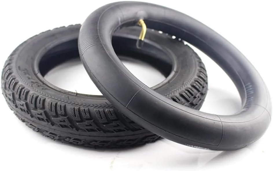12x2.35 Motorcycle Tyre 12 Inch Outer Tire Inner Tube with Bend Valve Fit for and Electric Scooters