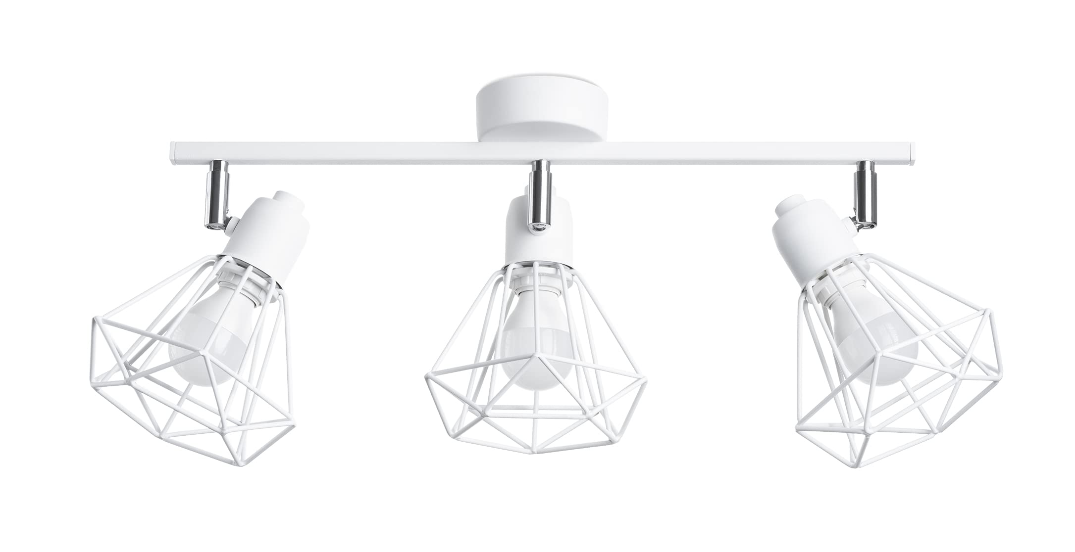 Sollux Lámpara de techo Led - Plafón salón - Lámparas de techo Led - Lámparas salón - Bombilla no incluida - Plafón salón ARTEMIS 3 Blanco - Casquillo E14