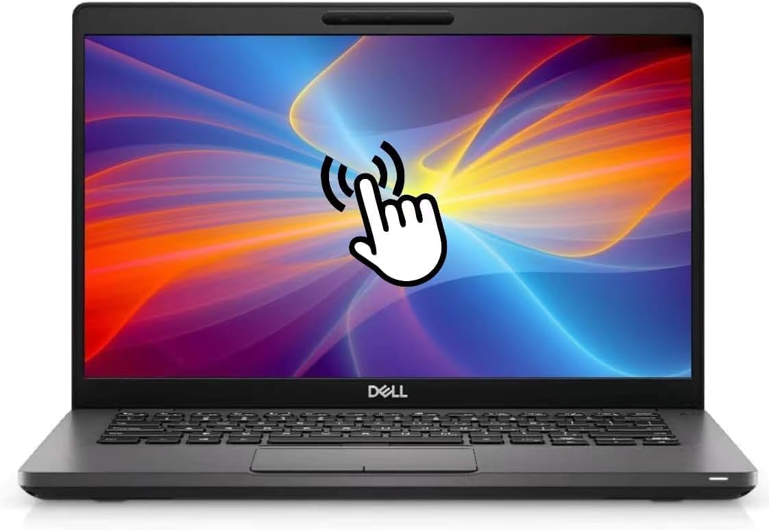 Dell Latitude 5400 Business Laptop, 14″ (1920×1080) FHD Touchscreen Notebook, Intel Core i5-8th, 16GB DDR4 RAM, 512GB SSD, CAM, US Keyboard,Windows 10 Pro (Renewed)