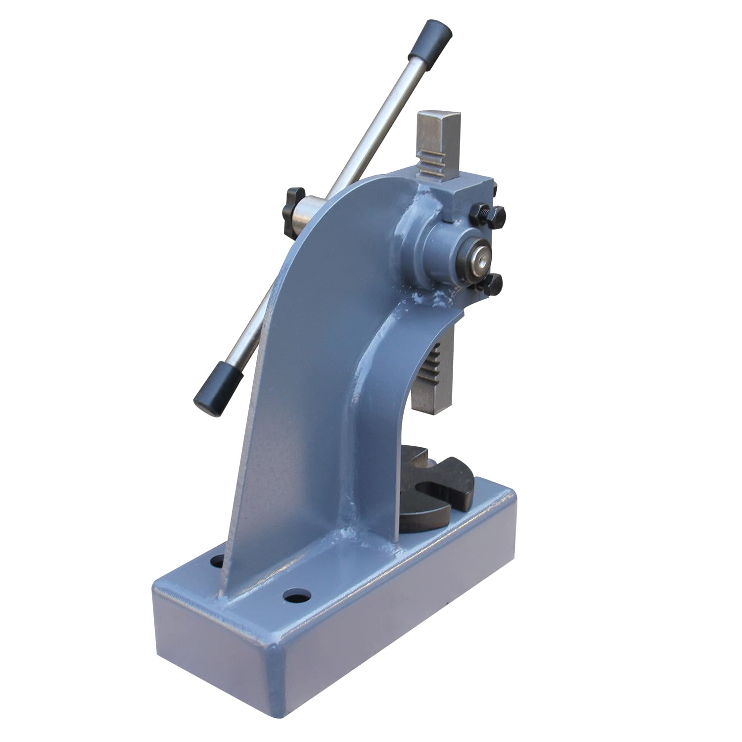 Spremiatrici, pressa per rack da 0,5 tonnellate, pressa a vite alta 80 mm, pressa manuale da scrivania per rivettare fori di punzonatura, piastra di base regolabile in 4 posizioni