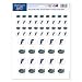 NCAA University of Florida Vinyl Sticker Sheet, 8.5" x 11"