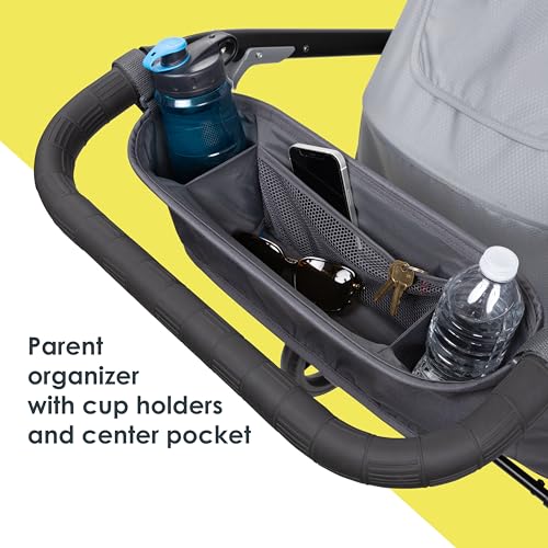 Image of Baby Trend Navigator 2-in-1 Stroller Wagon, Madrid Grey
