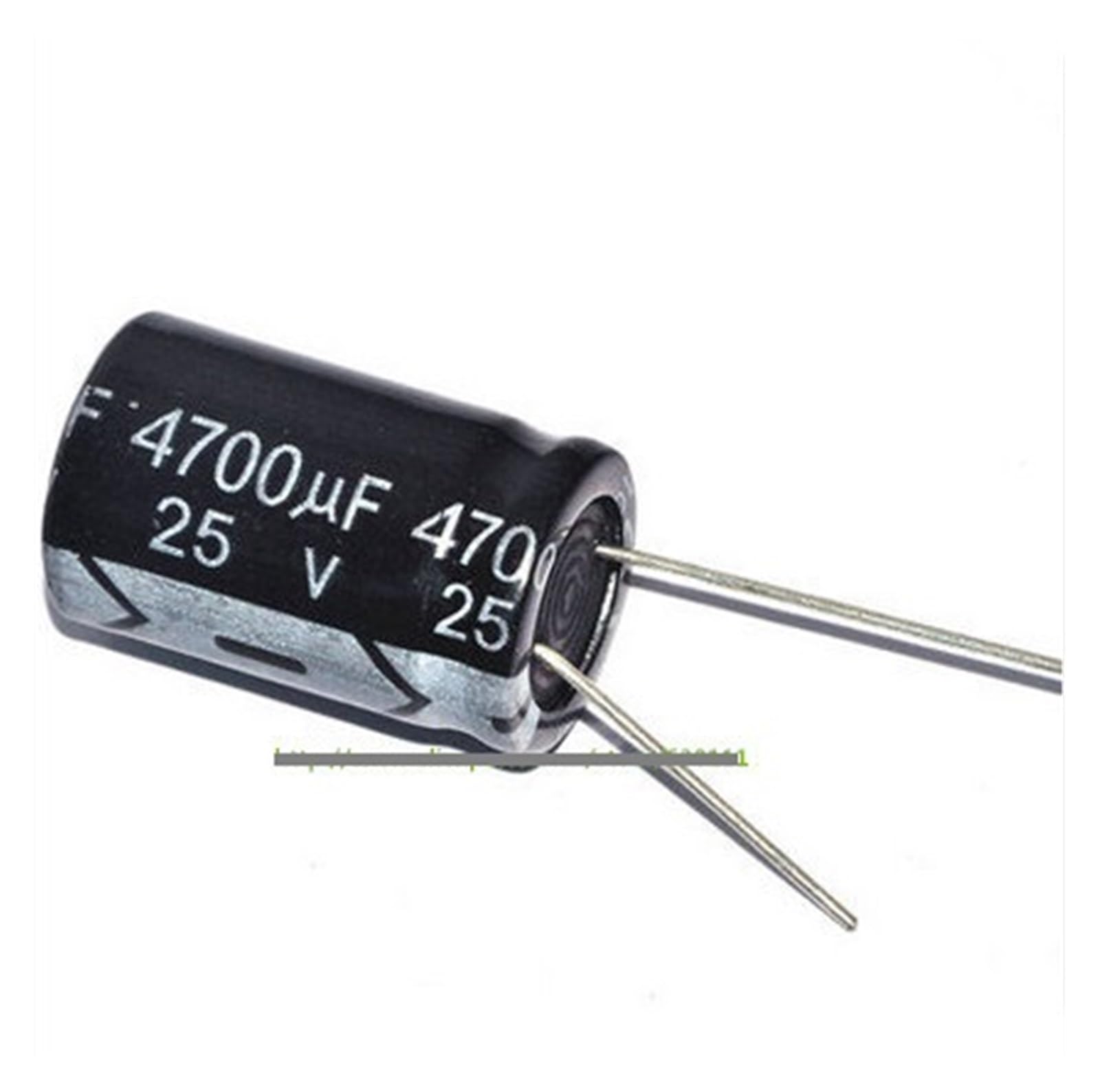 AARTERZZA 50pcs 4700uF 25V 25V4700UF Aluminum Electrolytic Capacitor 16X25mm