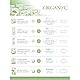 Organ(y) c, Hygienebinden für den täglichen Gebrauch mit gefalteten Flügeln aus 100% Bio-Baumwolle - 10 Stück (1er Pack)