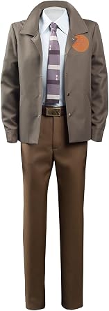 Pexlaxy Adult Mens Costume Halloween Cosplay TVA Jacket Uniform Suit 2021 for Men,Male