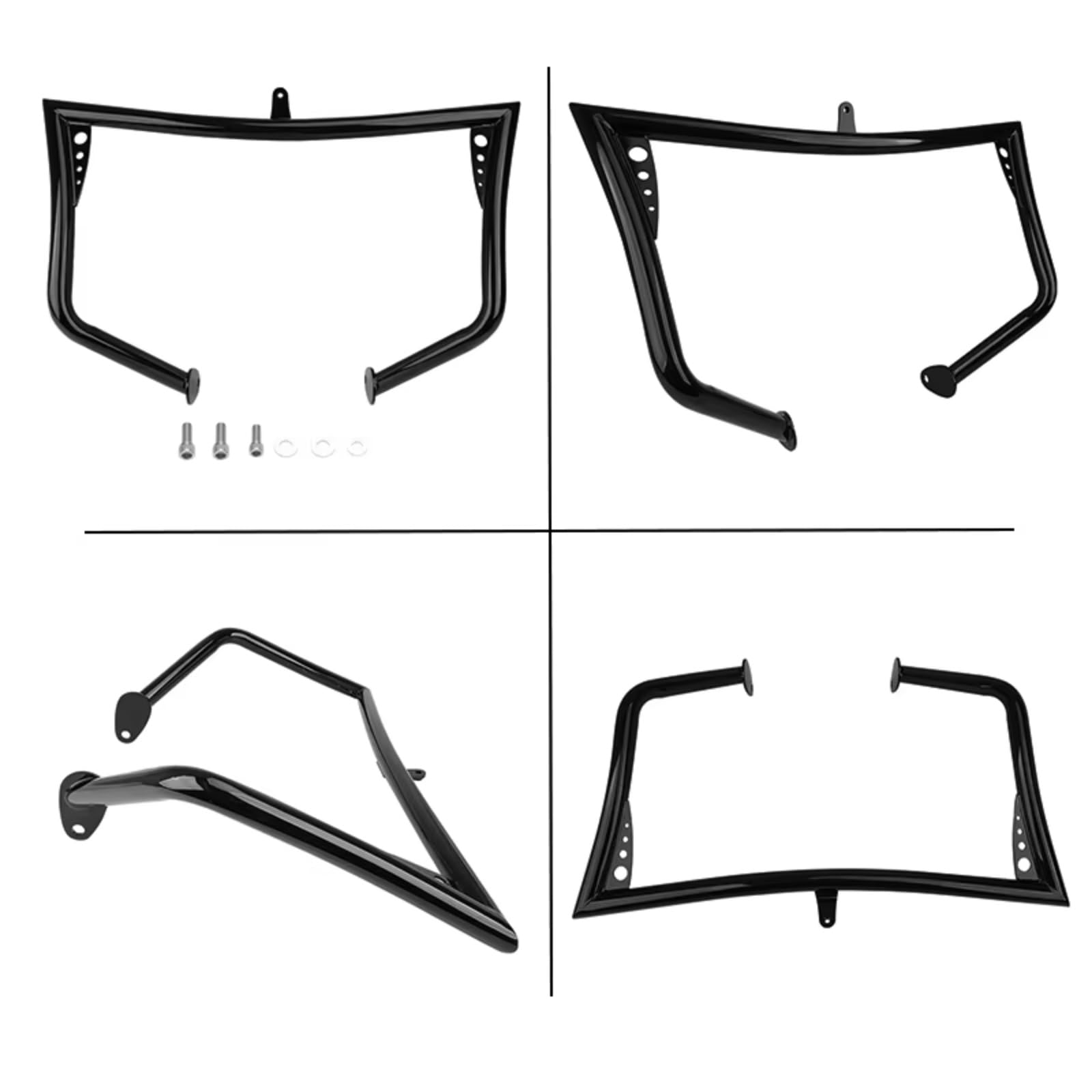 Barra Protección Lateral Compatible Con Touring Para Street Para Glide 2009-2023 Barra Choque Protección Para Motor Carretera Para Motocicleta Riel Para Carrera Parachoques