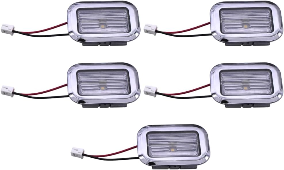 5Packs W11462342 Refrigerator LED Light Module Fit for Whirlpool Jenn-Air KitchenAid for Kenmore Refrigerator Freezer Fridge Light Replaces W10607479 W10843339 W10908166 AP6989197 PS16218086