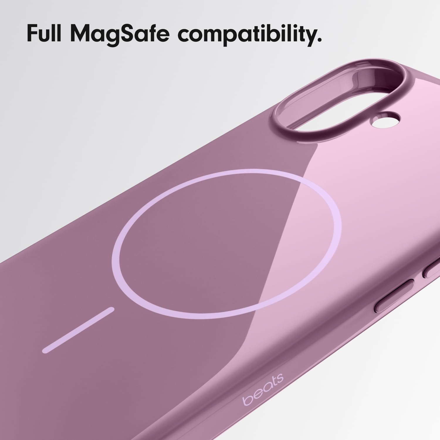 Beats iPhone 16 Plus Case - MagSafe, Scratch-Resistant Protective Cover, Slim Fit, Microfibre Lining - Sunset Purple - Image 3