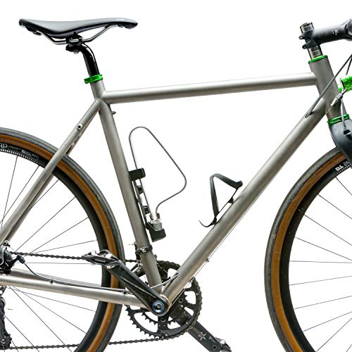 Tigr Mini Titanium Bike Locks. This Bicycle U Lock With Mounting Clip Is Heavy Duty, Lightweight & High Security. Features Disc-Style U-Locks With 2 Keys (4"/102Mm At Widest Point, 7"/178Mm Long) #TOP1