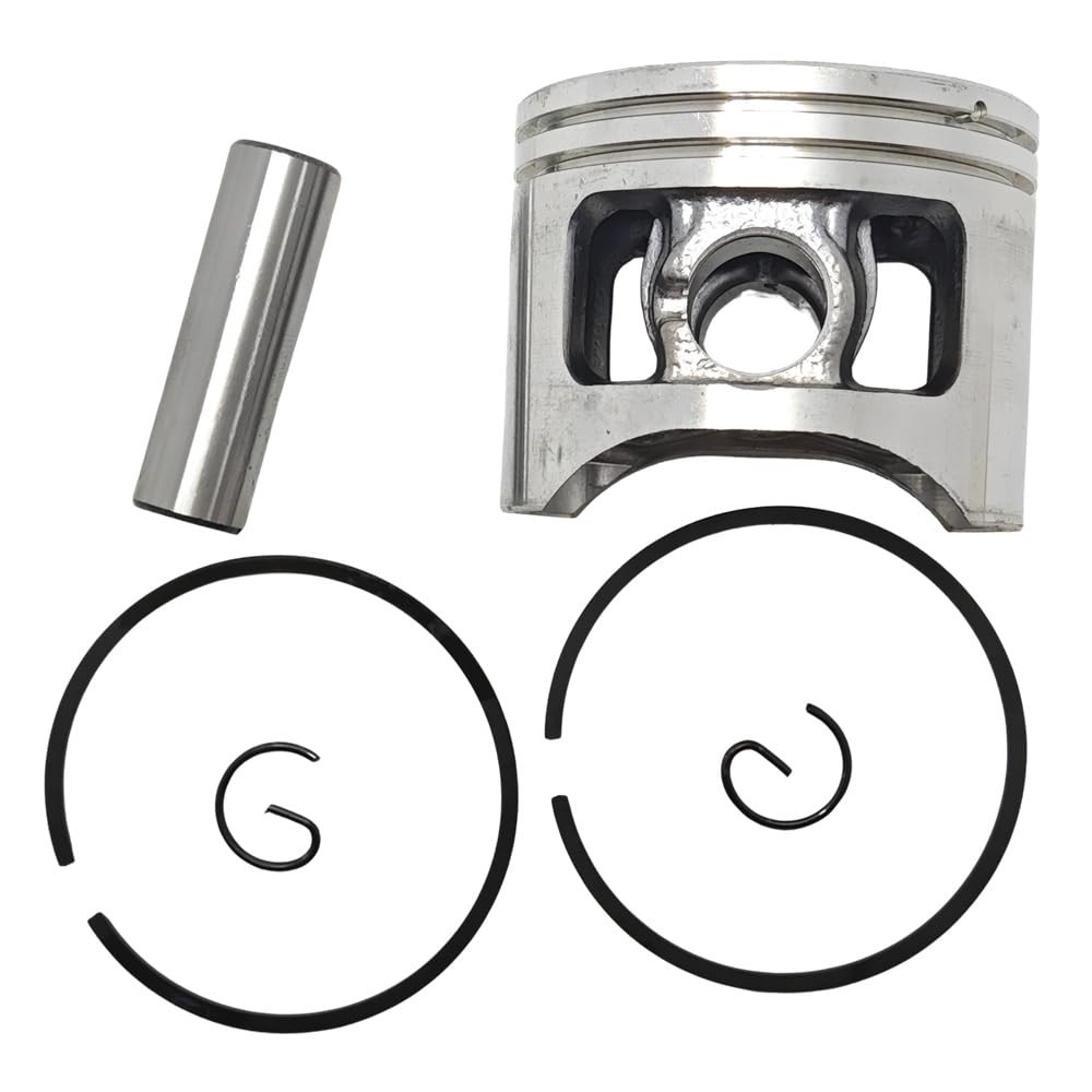 Kit de pistón Cilindro 45 mm, Juego Juntas carburador, Apto for motosierras Gasolina CC, 52 y 58 Parte