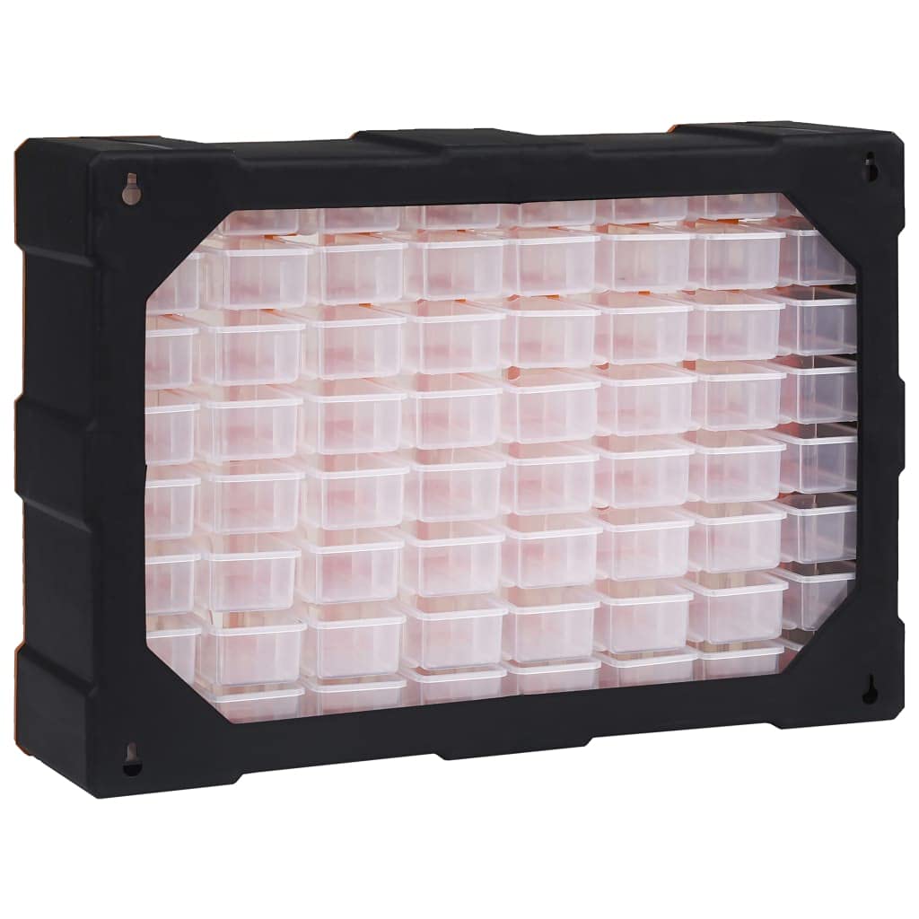 Genérico Organizador multicajones con 64 cajones 52x16x37,5 cm,Bricolaje,Accesorios de Bricolaje,Organización y Almacenamiento de Herramientas,Cajas de herramientas-147579