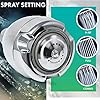 Niagara Conservation N2915CH Earth Spa 3-Spray with 1.5 GPM 2.7-in. Wall Mount Adjustable Fixed Shower Head in Chrome, 1-Pack | Bathroom Shower Head Sprayer with Pressure Compensation Technology