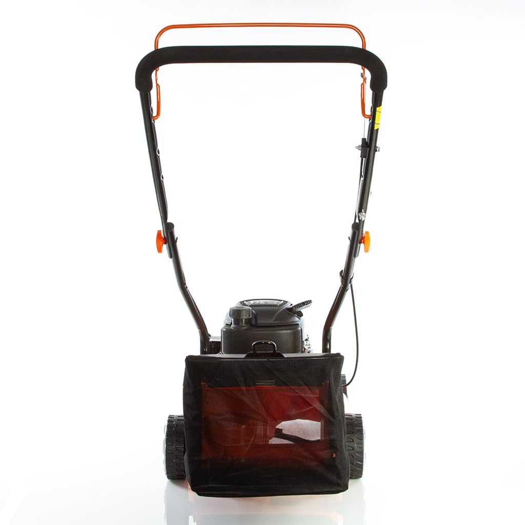 Cortacésped de explosión Demon | Motor de 4 tiempos OHV | 79,6 cc | 1,47 kW | Velocidad de rotación del motor 3600 rpm | sin tracción | con cesta de 40 litros