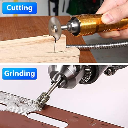 141 PCS Rotary Tool Accessories Kit, 1/8 Inch Shank Electric Tool Accessories Compatible with Dremel Rotary Tool, Universal Fitment for Engraving, Grinding, Sanding, Cutting, Poinshing