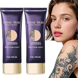 Viralvera Body Makeup, Body Concealer Waterproof No Transfer, All over Complexion Perfector, Beproudlevel Complexion Perfector, Body Coverage Perfector for Legs Waterproof Foundation,