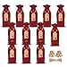 12 Pezzi Natale Babbo Rosso Copertura della Bottiglia di Vino Sacchetti Borse Lovely Natalizie Vino Rosso Coulisse Tessuto Non Pouch Table Dinner Decorazioni Festa a Casa Decori 2