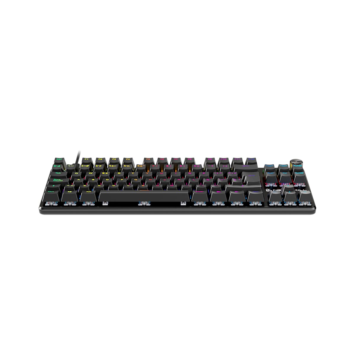 NEWSKILL Serike TKL V2 Negro | Switch Red Hotswap | Teclado Mecánico Gaming
