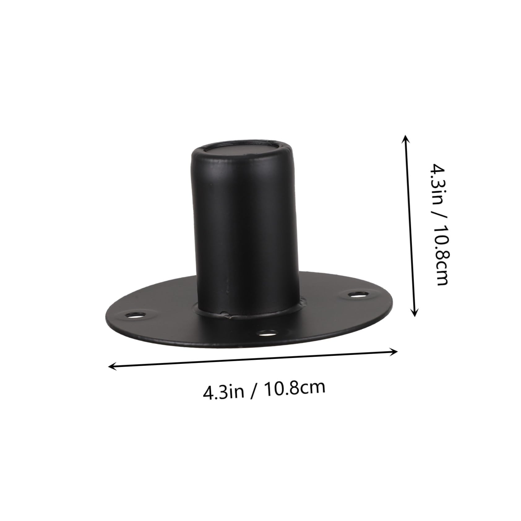 PartyKindom 2piezas Soporte De Altavoces De Hierro Resistente para Escenarios y Estudios Base Estable para Tornillos para Altavoces De Sonido Eventos y Presentaciones