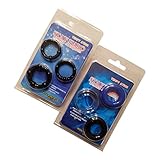 Cock Rings Silicone Male Erection Enhancement Stay Hard Set of 6 Cockrings Discreet Packaging