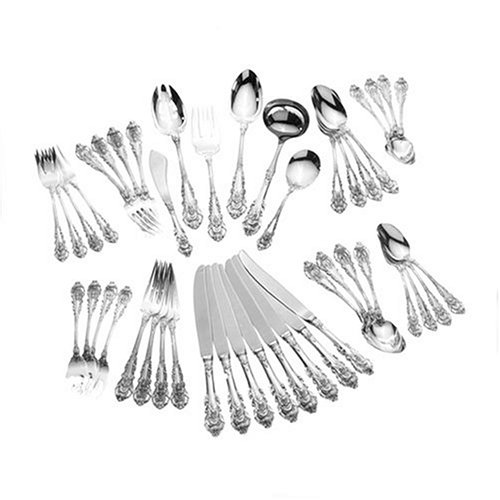 Amazon.com | Wallace Sir Christopher 46-Piece Sterling Flatware