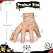 Thing Hand Wed Addams Family Fake Cosplay Hand Scary Props Decorations Gift for Fans, Accessories for Halloween Easter Gifts Beige