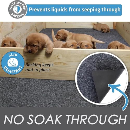 Estera de camada lavable para gatos con base impermeable para salones 4