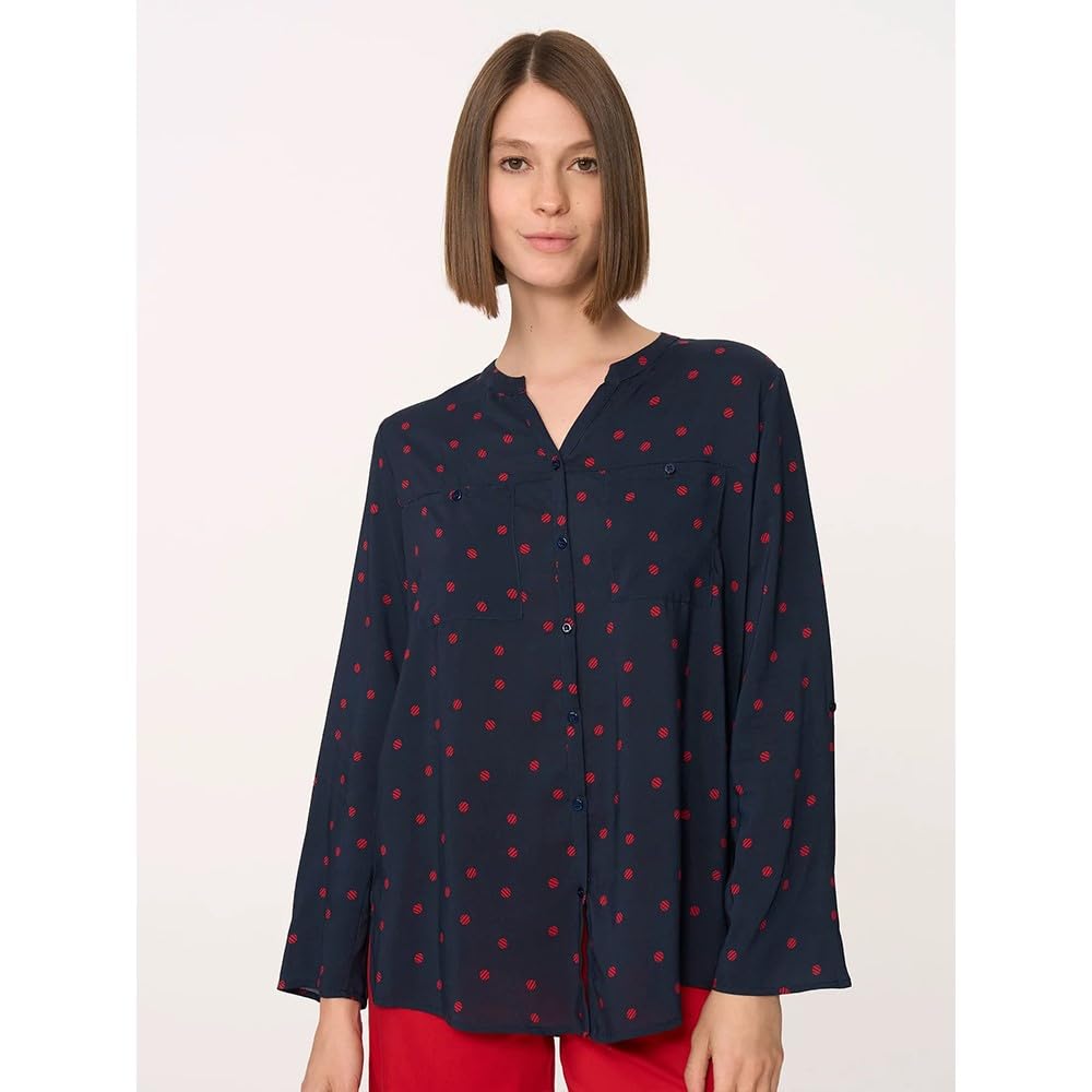 Ragno Camicia con Collo Coreano in Ecoseta Art.dm84si