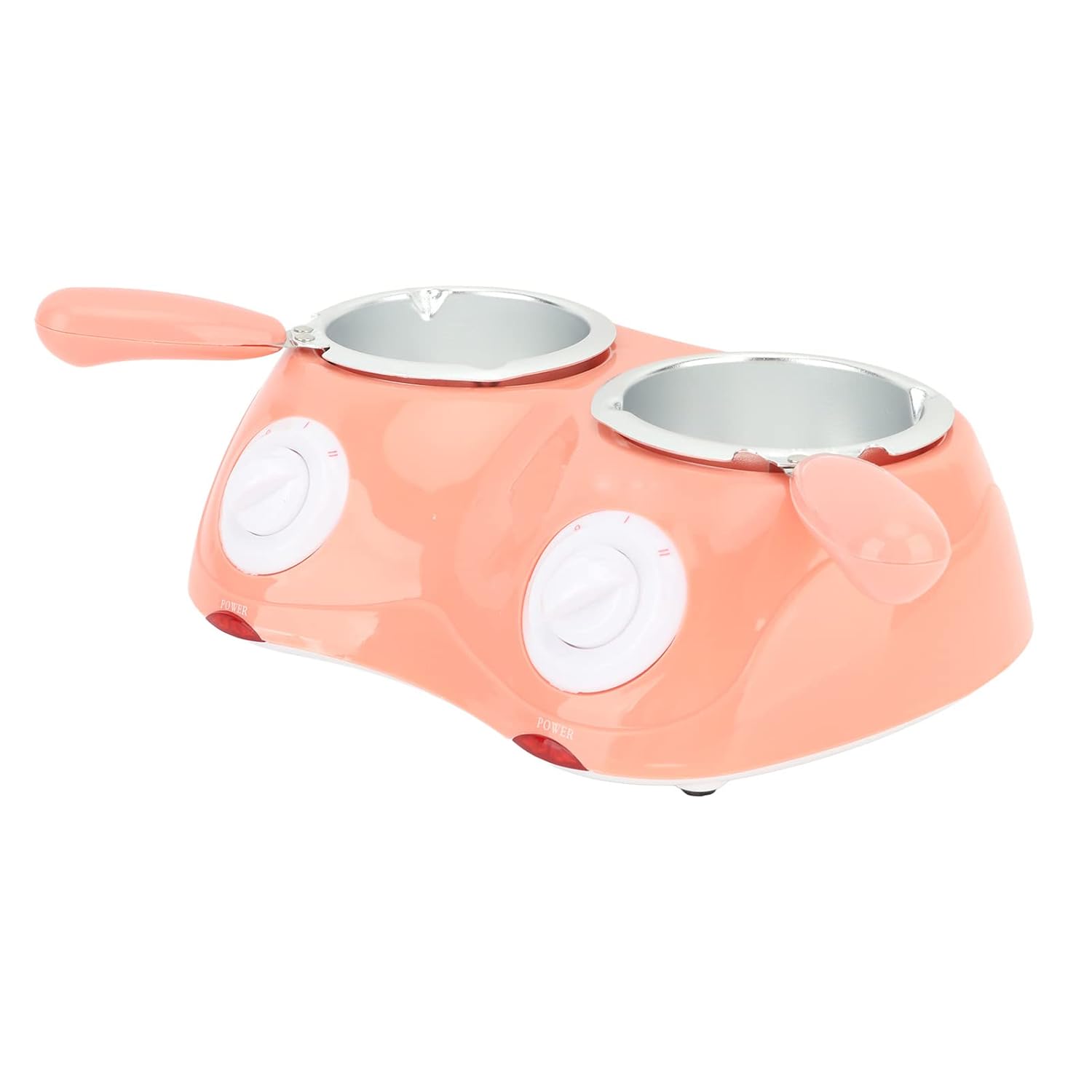 Chocolate Covered Strawberries with Two Temperature Adjustments, Chocolate Melting Pot 250ML Double Pot Design, Wide Applications for Milk Chocolate Cheese Butter Candy