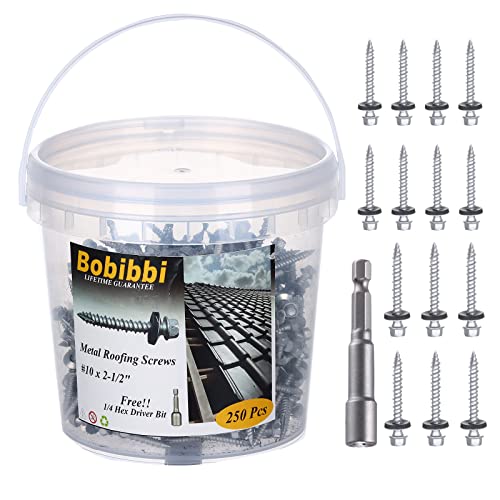 Bobibbi 2-1/2 Metal Roofing Screws